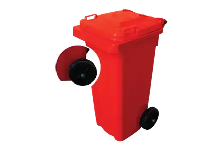 Contenedor de residuos de 120 litros